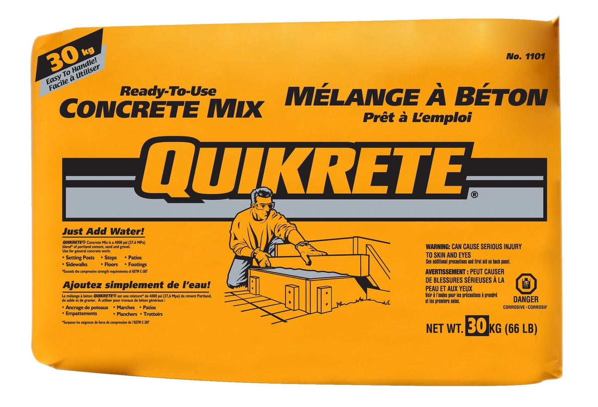 Ready-To-Use Pre-Mixed Multi-Purpose Concrete Mix, Just Add Water, 30-kg