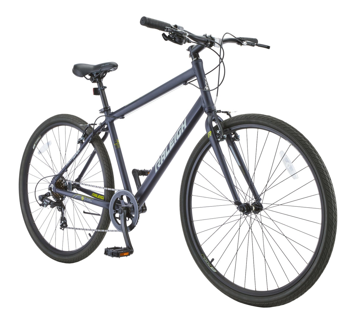 Entourage Adult City Bike with V-brakes, 700C, Black