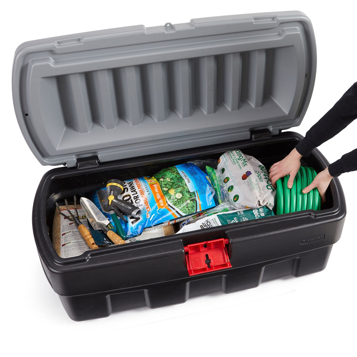 Action Packer Plastic Lockable Storage Container, Stackable & Recyclable, 182-L