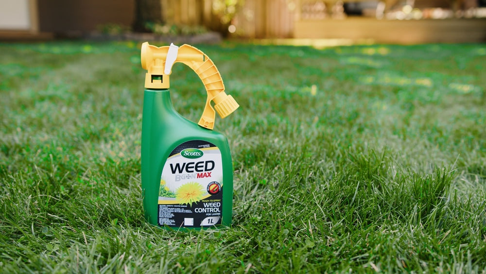 Weed B Gon MAX Ready-to-Spray Weed Control/Killer Concentrate, Herbicide for Lawns, 1-L