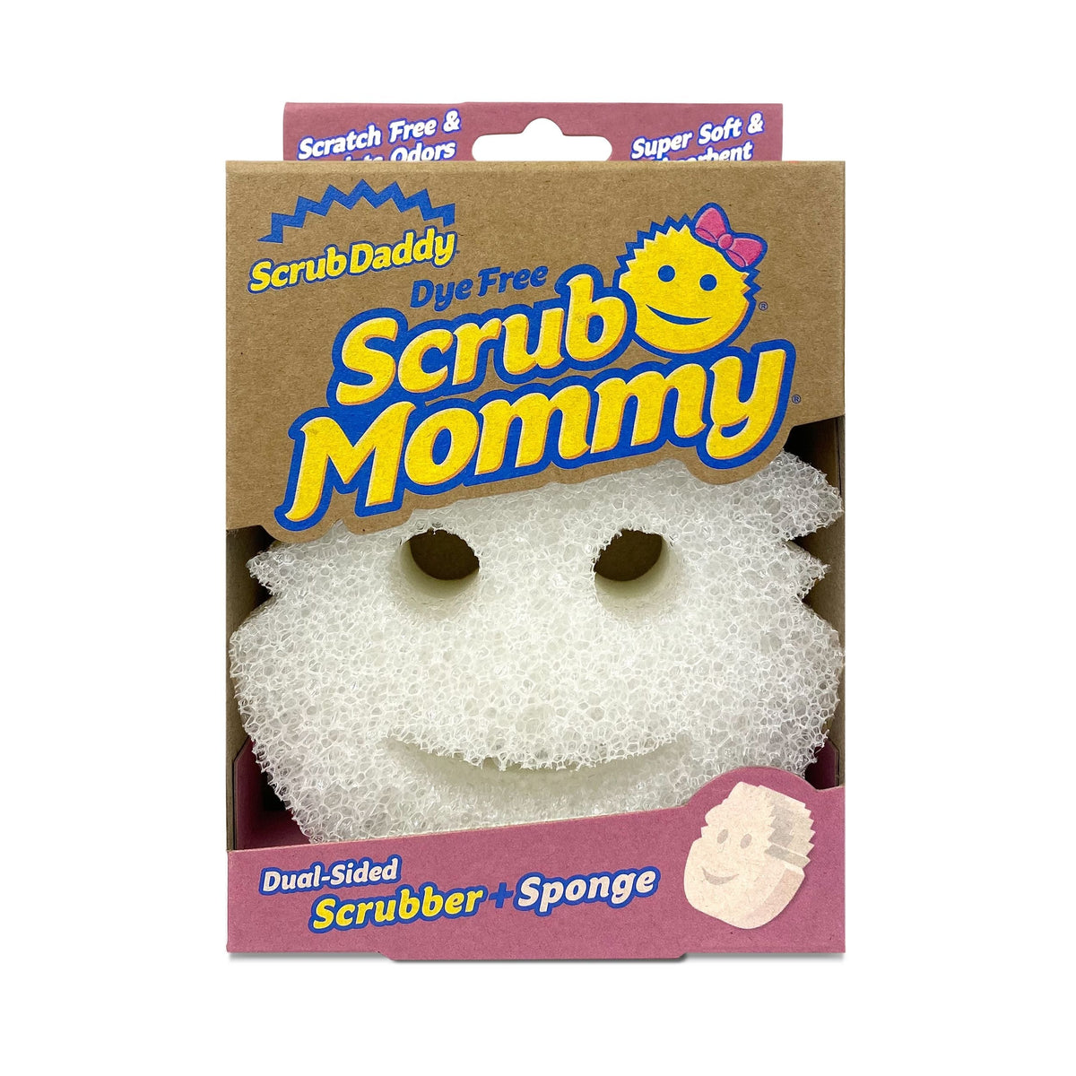 Dye Free Mommy Dual-Sided Scrubber & Sponge