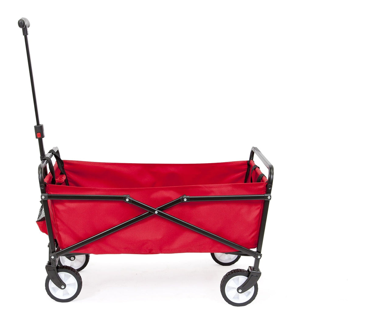 Outdoor Collapsible Folding Utility Wagon with Cup Holders, 150-lb Capacity