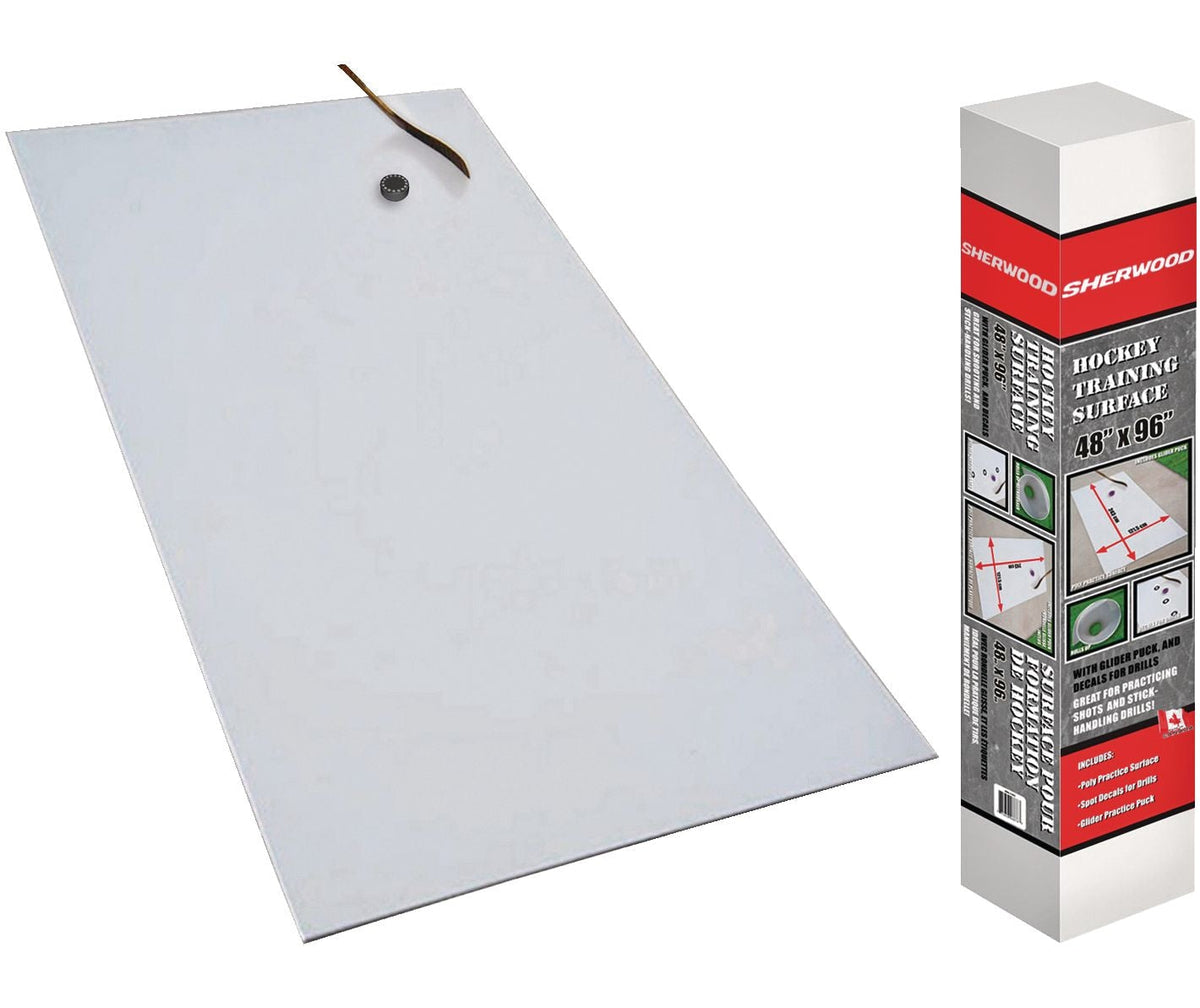Hockey Off-Ice Practice Shooting Pad Training Kit, 8-ft x 4-ft