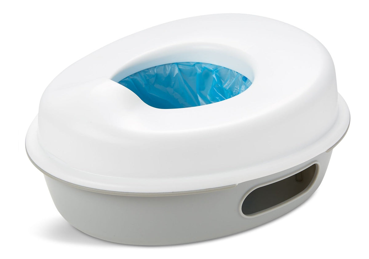 Go Time 3-in-1 Potty Training Toilet, White, Ages 18m+