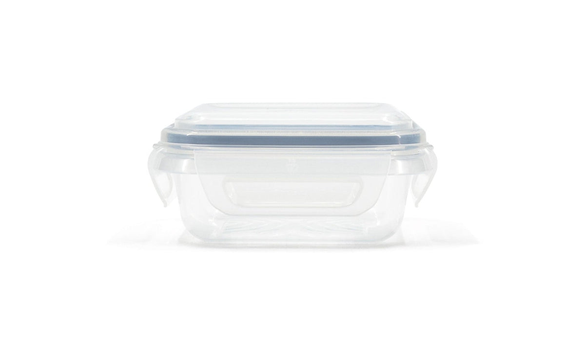Clear Rectangular Clear Food Storage Container, Nestable, 250-mL