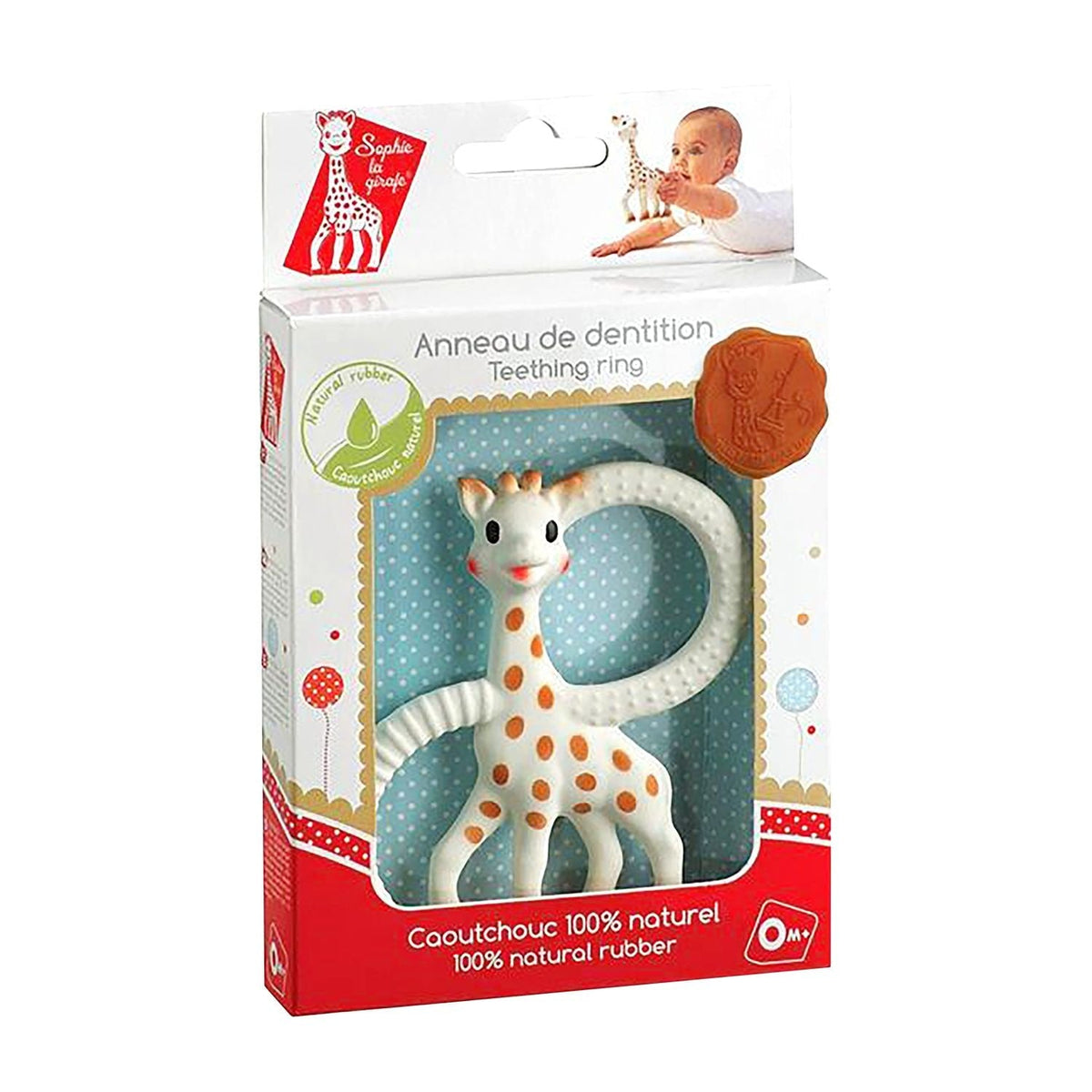 Teether Ring Toy for Babies, Ages 0-3m
