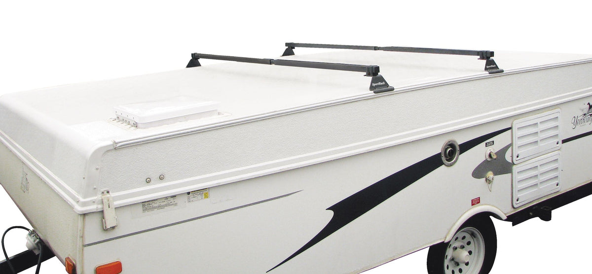 SR1020 Camp Trailer Roof Rack System, Black, 2-pc