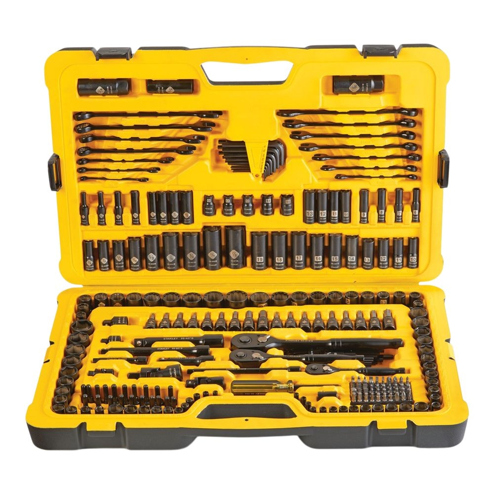 Professional Grade Black Chrome Socket Set, 274-pc, SAE/Metric