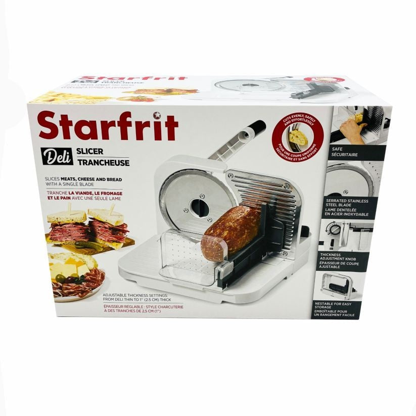 Manual Deli Slicer with Stainless Steel Blade