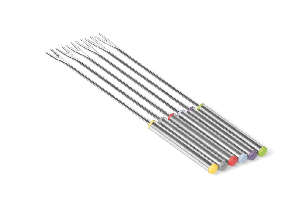 Stainless Steel Fondue Fork Set, Dishwasher Safe, One Size, 6-pc