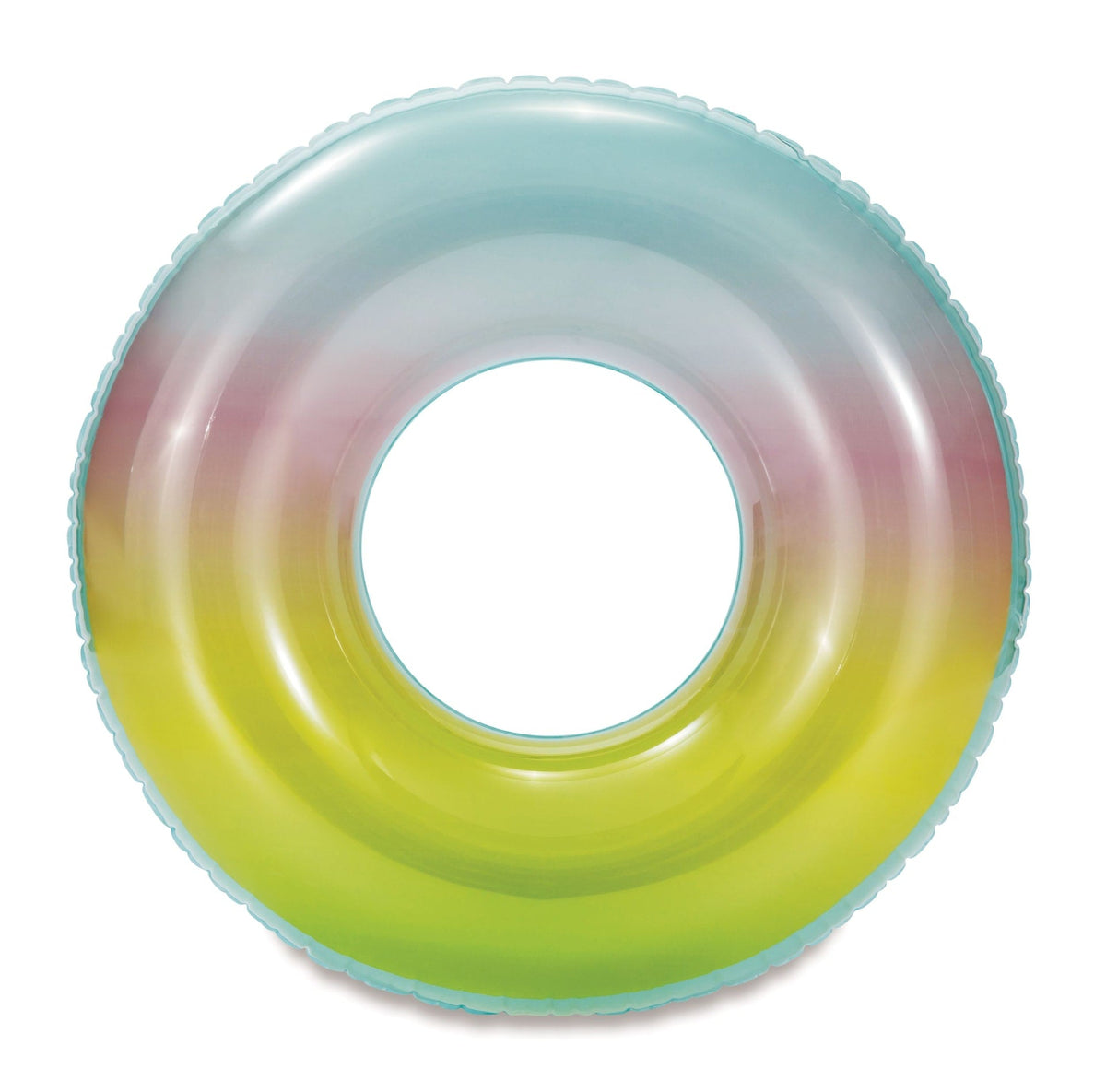 Inflatable Round Ombre Pool Swim Float/Tube, 36-in