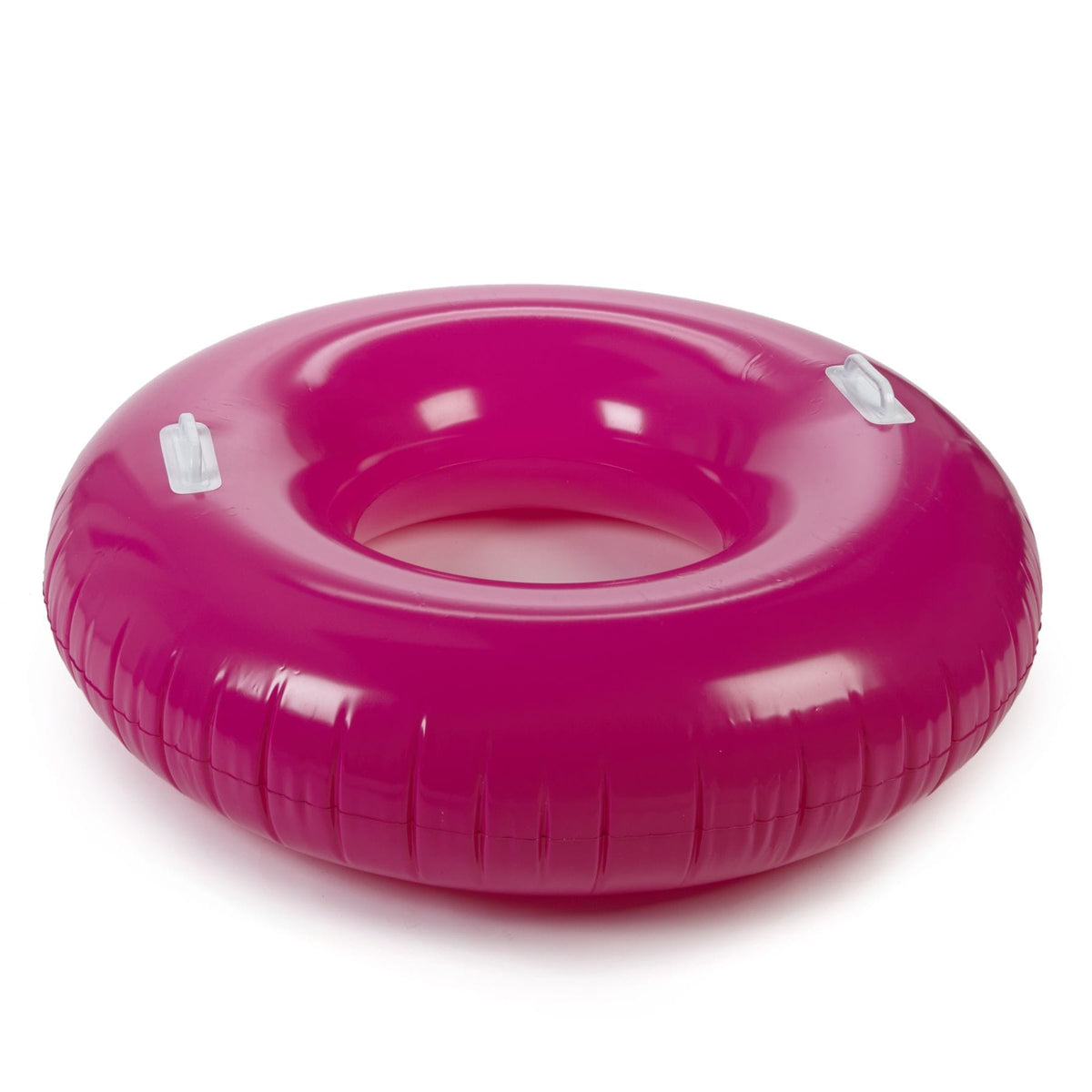 Inflatable Round Pool Swim Tube, 40 x 10-in, Assorted Colours