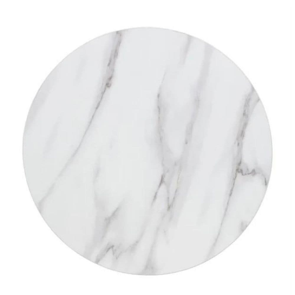 Leo Faux Marble Dining Table Tulip Base