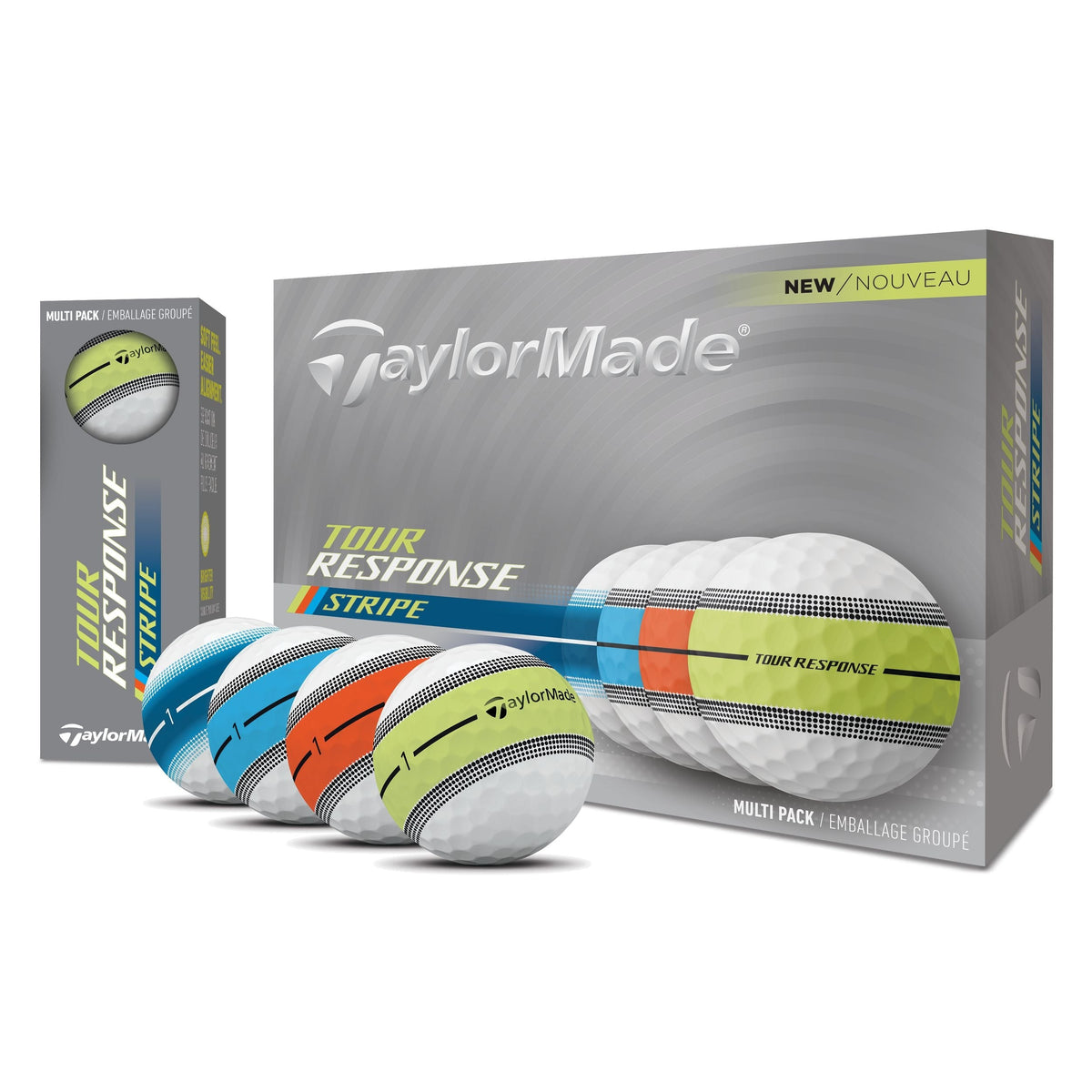 TM25 Tour Response Stripe Golf Balls Multi-Pack, White