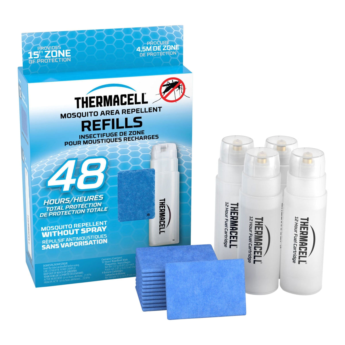 Fuel-ZoneGuard Fuel Powered Mosquito Repellent 48-Hr Refill Pack