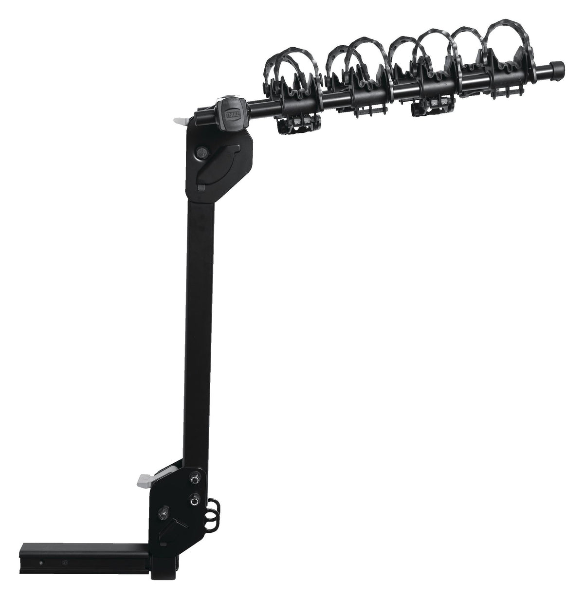 Trailway 4-Bike Hitch Mount Bike Rack, Fits 1-1/4, 2-in Receiver, Black