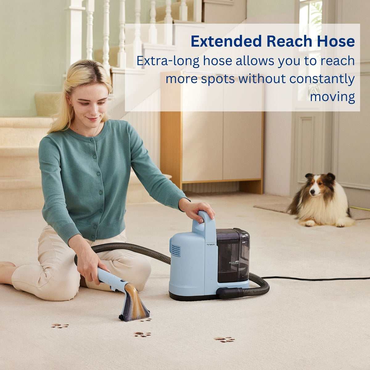 Tineco Go Spot Portable Compact Carpet & Upholstery Corded Deep Cleaner