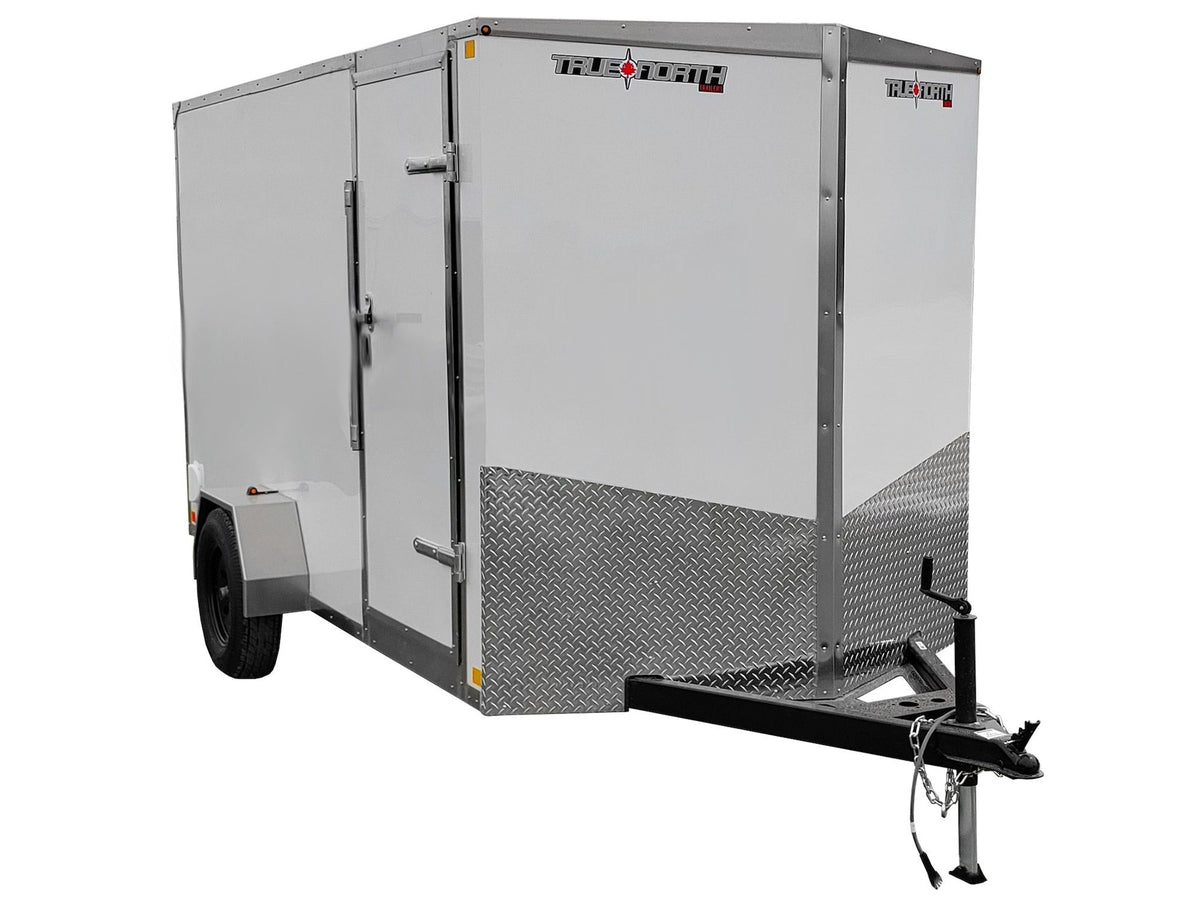 6 x 12-ft Enclosed Utility Trailer with Ramp Door