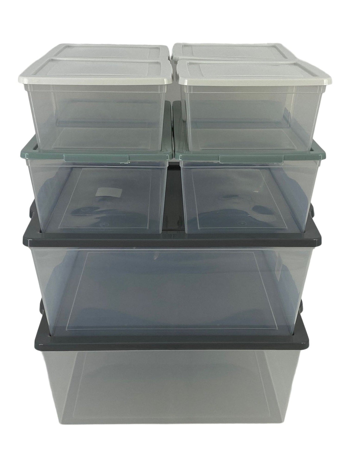 Modbox Modular Storage Bin with Lid, 8-pk