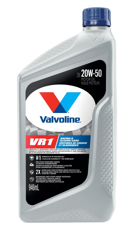 VR1 20W-50 4-Cycle Racing Oil, 1-L
