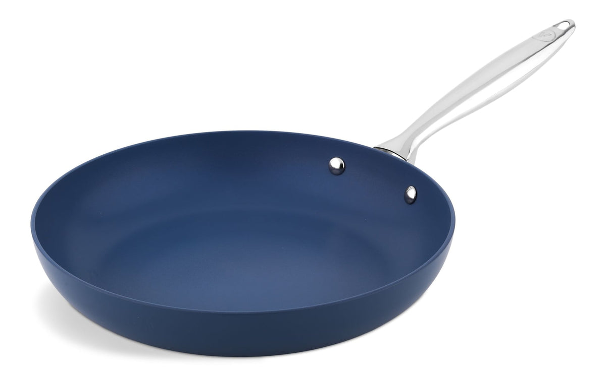 Aluminum Non-Stick Frypan, Blue, 10 1/4-in