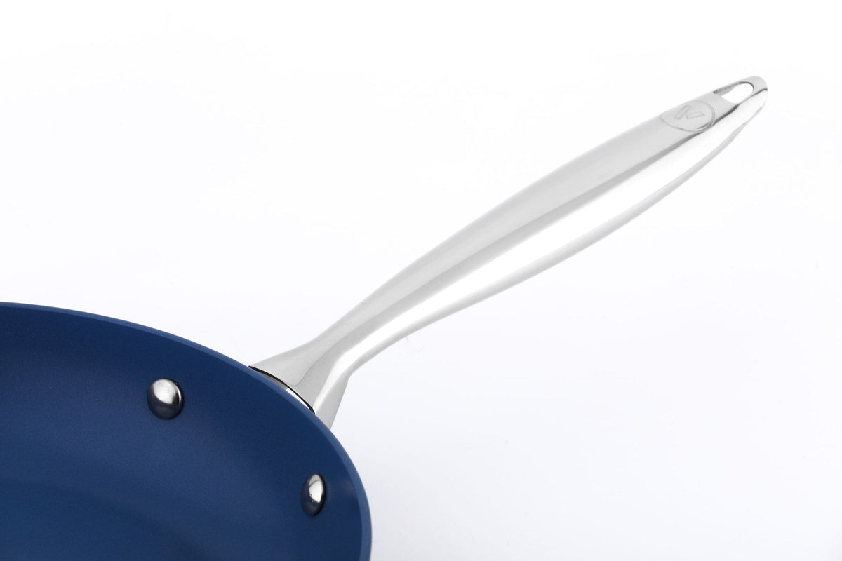 Aluminum Non-Stick Frypan, Blue, 10 1/4-in