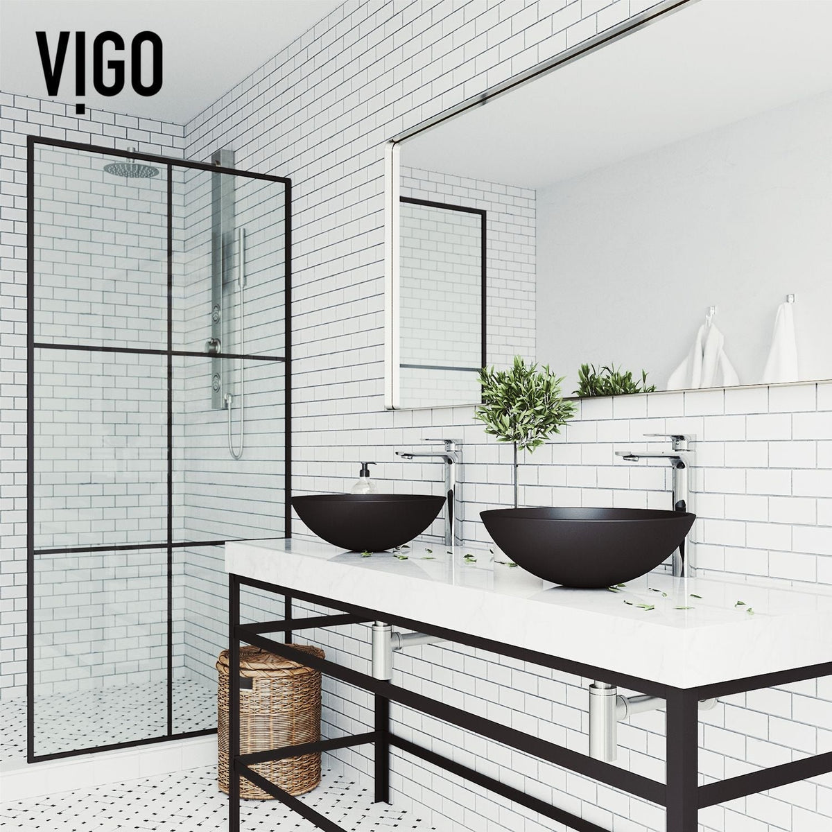 Cavalli Round Vessel Bathroom Sink/Basin with Consistent Matte Finish, Black