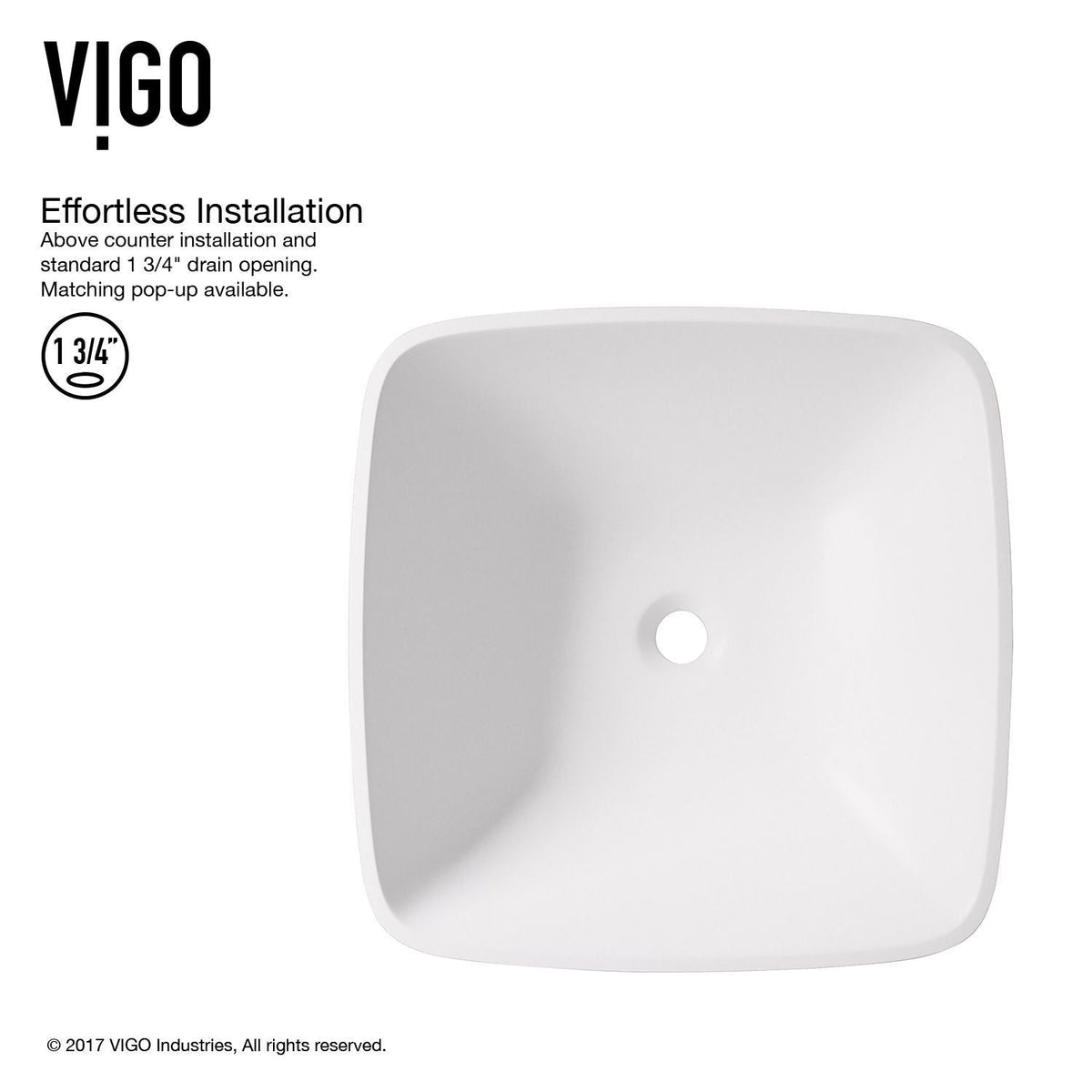 Hyacinth Matte Stone Round Vessel Bathroom Sink/Basin, Handpolished Construction, White
