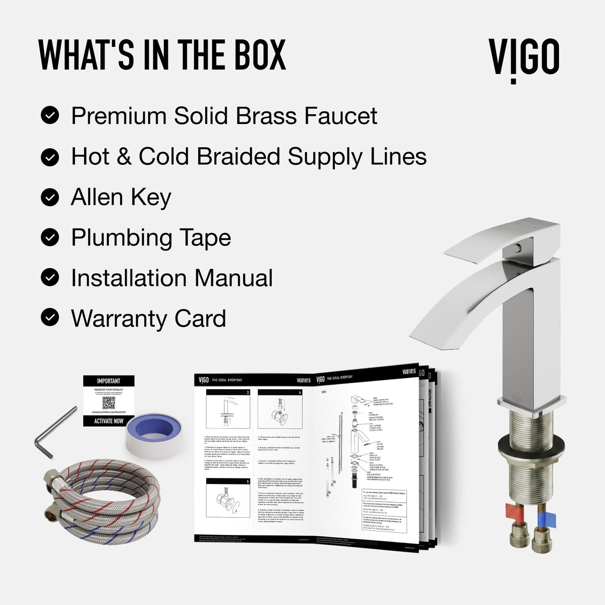 Satro Single Handle Single Hole Bathroom Sink Faucet, WaterSense Certified, Brushed Nickel