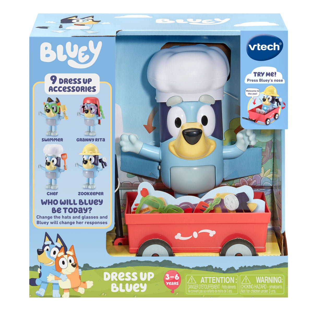 Dress-Up Pretend Play Toy with Wagon