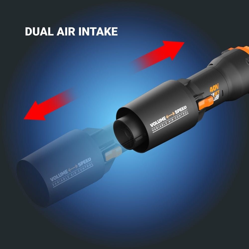 WG585.9 Nitro 40V Power Share LeafJet Cordless, Brushless Leaf Blower, Tool Only