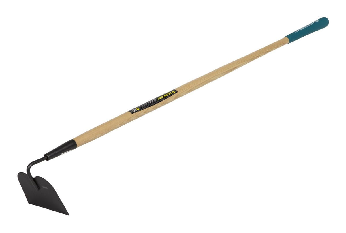 Tempered-Steel Garden Hoe, 48-in Hardwood Shaft