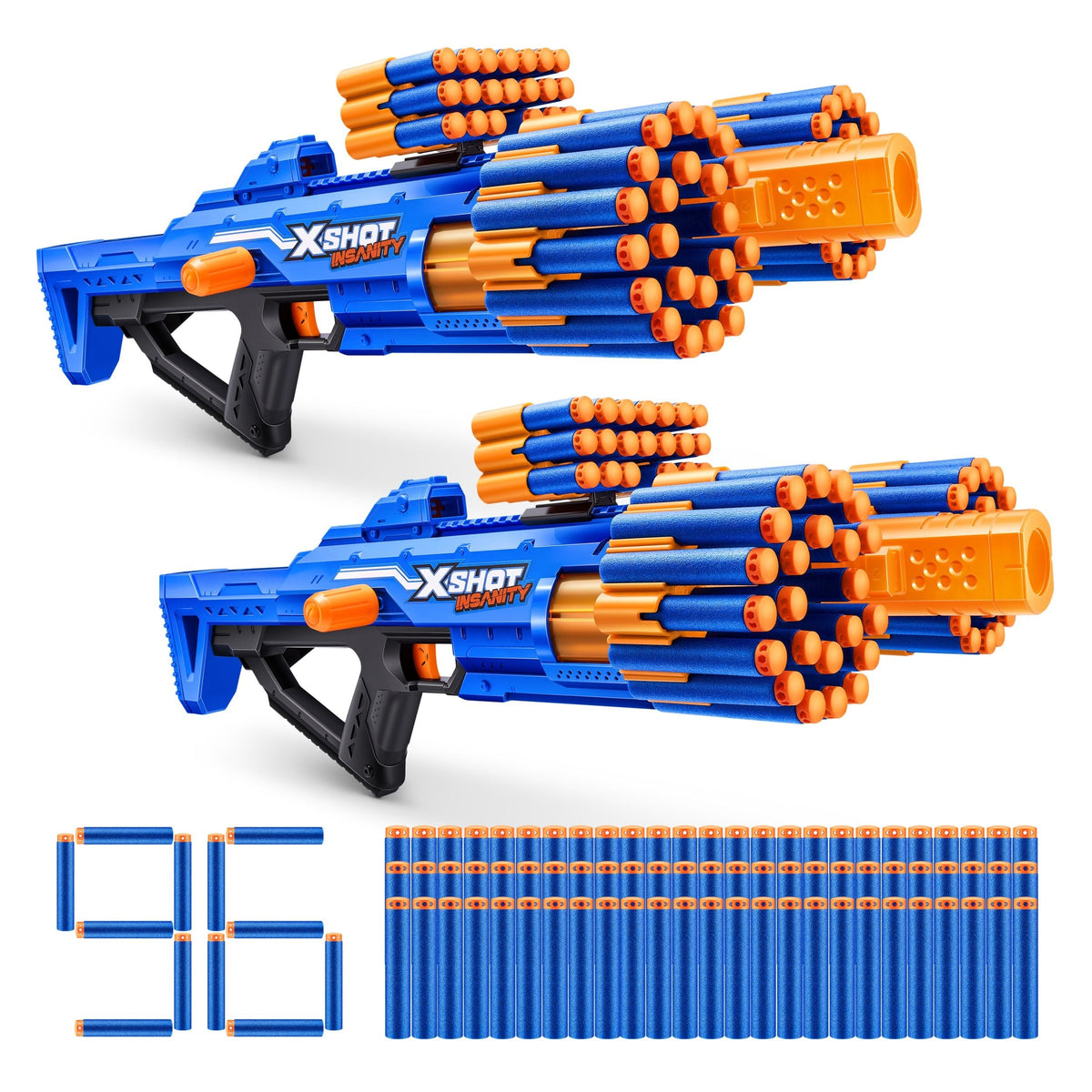 Insanity-Series 1 Berzerko Dart Blaster with 96 Darts, 2-pk, Ages 8+