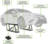 5000TL Portable Car Lift – ALI Certified 5,000 lb Capacity with 110V Power Unit, Compact Alternative to a 2-Post Car Lift for Garage, Home Mechanics, DIY Auto Repair, or Shop Use