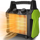WarmHaven Outdoor Heater for Patio, Electric Space heater with Overheat Protection, 1500W Fast Heat PTC Ceramic Portable Garage Heater for...