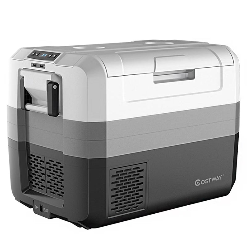 58 Quart Portable Electric Car Cooler Refrigerator Compressor Freezer for RVs Camping W3343