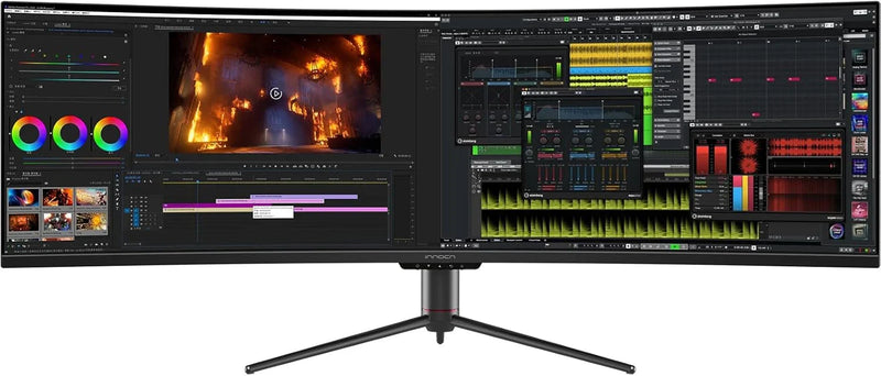 INNOCN 49" Curved Gaming Monitor, 144Hz, HDR400, USB-C, 49C1G H8746