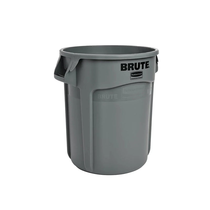 Heavy-duty round trash can / dumpster, 20-gallon capacity, white, suitable for outdoor garbage containers in places such as garden workers / construction workers / restaurants / backyards / offices / storage areas, 6 pieces per set. H9563