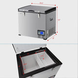 63-Quart Portable Electric Car Cooler Refrigerator / Freezer Compressor for RVs Camping