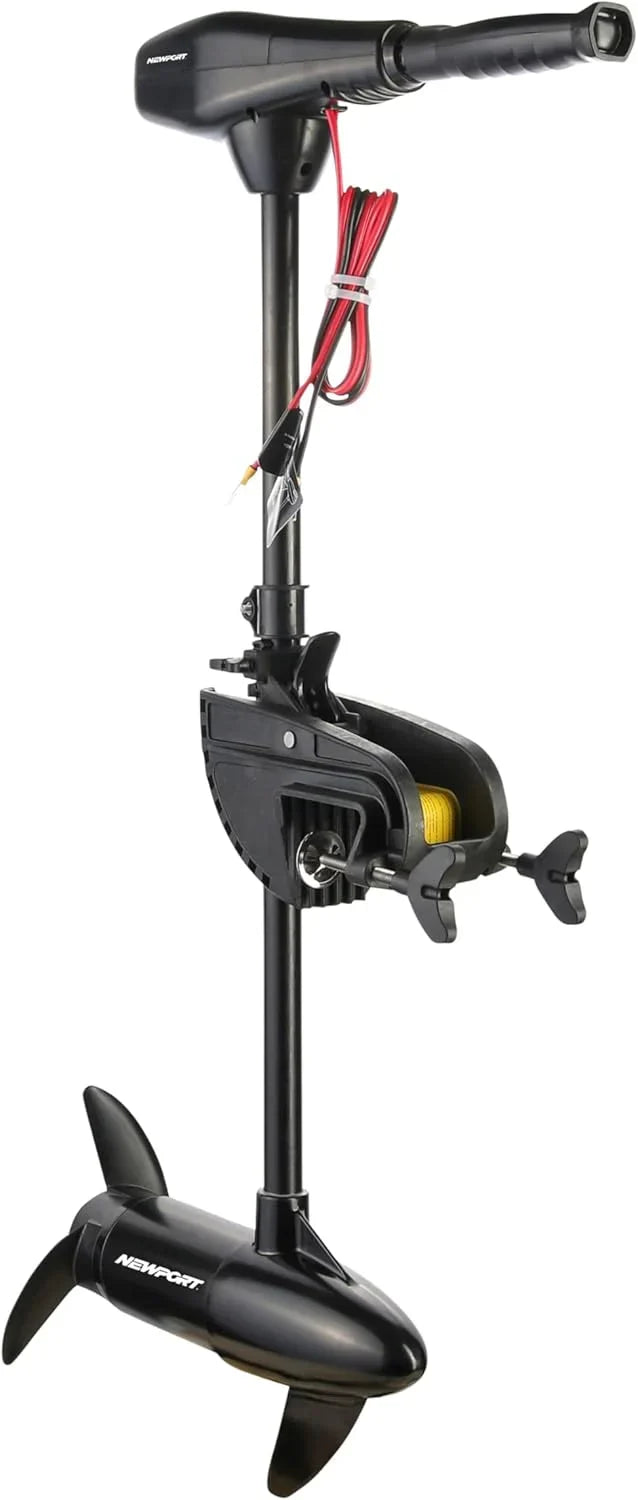 Push-type seawater rear-mounted installed electric trolling motor for fishing, equipped with LED battery indicator light W2410