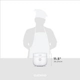 CUCKOO 6-Cup (Uncooked) Micom Rice Cooker Nonstick Inner Pot | White