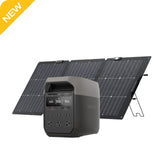 EF EcoFlow DELTA 3 Portable Power Station, Full Charge in 43 Min, 1024Wh LiFePO4 Battery, 1800W AC/100W USB-C Output, Solar Generator(Solar Panel...