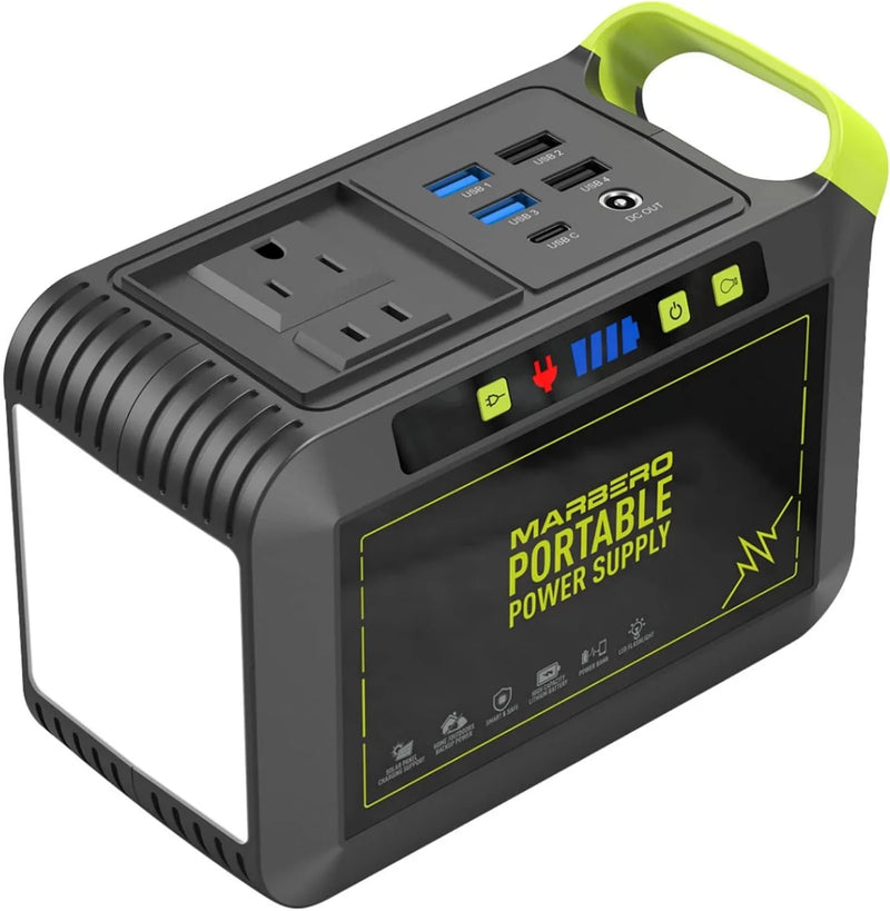 88Wh Portable Power Station 24000mAh Camping Solar Generator Lithium Battery O3761