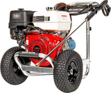 Cleaning ALH3425 Aluminum Series 3600 PSI Gas Pressure Washer, 2.5 GPM, GX200 Engine, Includes Spray Gun and Extension Wand, 5 QC Nozzle Tips, 5/16-inch x 35-foot MorFlex Hose.