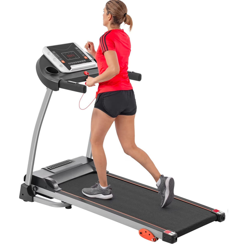 Ambifirner Easy Folding Treadmill with Adjustable Incline, Wide Running Deck, Foldable Design, Digital Monitor Mini Treadmill for Home Office S3435