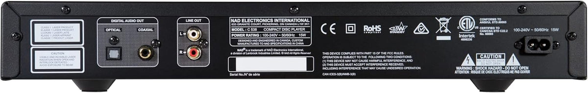CD player - Wolfson 24-bit digital-to-analog converter, supporting CD-R/CD-RW playback, with optical disc/sync interface functions.