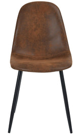 39F Charlton Suede Dining Chair, Brown
