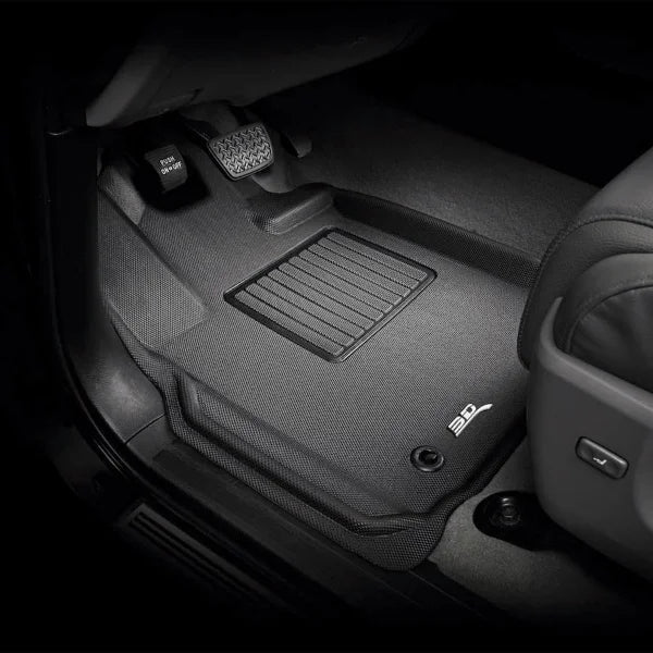 3D MAXpider Mat Custom-fit All-weather Car Mats; Row 1 and 2 Only