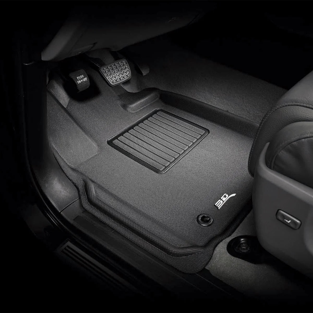 3D MAXpider Mat Custom-fit All-weather Car Mats; Row 1 and 2 Only