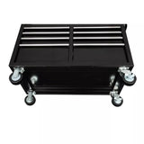 46 in. W x 24 in. D 9-Drawer Gloss Black Deep Tool Chest Mobile Workbench